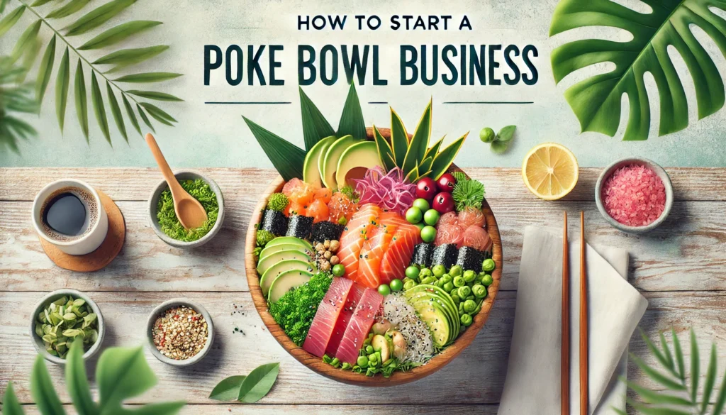 how to start a poke bowl business