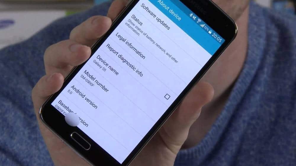 how to downgrade a samsung galaxy s5 to android 5.0?